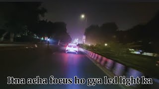 Bike Led light ka auto focus delhi ke pollution me  ArunTraveloger [upl. by Tips]