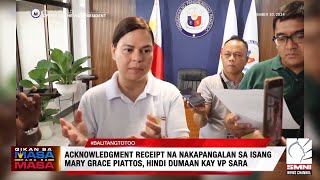 VP Sara naaawa sa ilang empleyado ng OVP na dinadamay ng mga kongresista sa kanilang pagdinig [upl. by Fellows398]