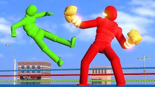 Super Boxer NPC Fights the Smart AI with Active Ragdoll Physics [upl. by Corneille]