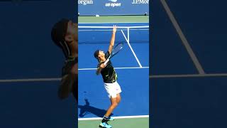 EPIC ABBREVIATED SERVE IN SLOW MOTION tennis [upl. by Hoeg878]