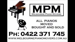 Moving a piano upstairs  Melbourne Piano Movers [upl. by Asabi]