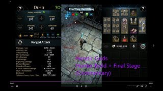 Heretic Gods  Hunter Build  Final Stage commentary [upl. by Ataynek235]