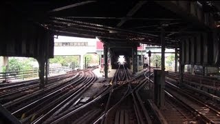 ᴴᴰ R42 J Train RFW Footage  Alabama AvenueBroadway Junction Middle Track [upl. by Selle955]