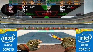 i310100f vs i510400f Test in CSGO [upl. by Yemac]