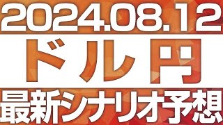 FXドル円最新シナリオ予想＆全エントリー先出し解説 ［2024812］※2倍速推奨 [upl. by Ken]