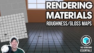 Materials for Rendering  ROUGHNESS AND GLOSS Maps [upl. by Zwick]