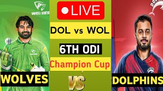 Live  Pakistan Champion cup 6th Match 2024 Dolphins vs Wolves Match time table  Champion Cup [upl. by Willdon]