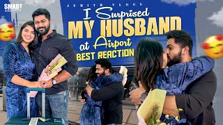 I Surprised My Husband at the Airport😍BEST REACTIONAlmost Missed itDarshan is Back✨DIML [upl. by Dempstor]