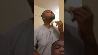 Shaving method barber 💈 shaving razor beard hair barbershop lathering [upl. by Vivi]