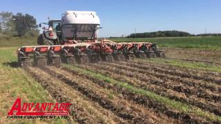 Kuhn Zone Tillage Striptill demo with dry fertilizer [upl. by Magas]