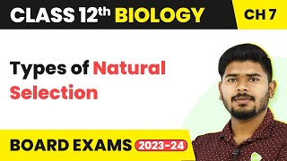 Class 12 Biology Chapter 7  Types of Natural Selection  Evolution 202223 [upl. by Iblehs]