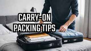 Travel with Just a Carryon one bag travel Packing Tips [upl. by Bevan492]