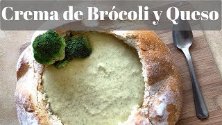 🥦 Crema Brocoli y queso cheddar 🧀 Receta de sopa de brocoli y queso tipo subway o quiznos [upl. by Nuris]