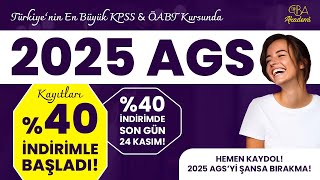 2025 AGS ve ÖABTye CBA Akademi Kalitesi ve Tecrübesiyle Hazırlan [upl. by Lashonde998]