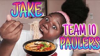 SHRIMP RAMEN NOODLES Jake paul [upl. by Bondie840]