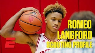 Romeo Langford preseason 2019 NBA draft scouting video  DraftExpress [upl. by Neened]