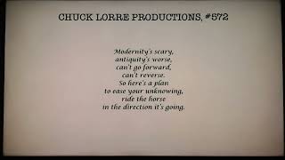 Chuck Lorre Productions 572Warner Bros Televison 2017 [upl. by Schreib]