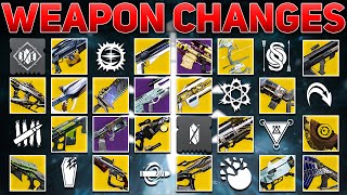 MAJOR Exotic amp Weapons CHANGES IzanagiWitherhoard NERFS  Destiny 2 The Final Shape [upl. by Dnarud863]