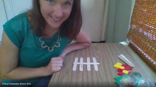 Math Lesson Subitize 15 with tally sticks [upl. by Audrye]