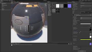 Unity pbr quotmetallic roughnessquot material hdrp with shader graph [upl. by Ydwor]