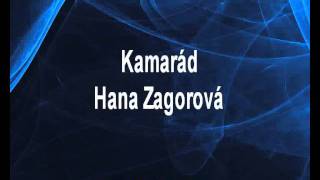 Karaoke klip Kamarád  Hana Zagorová [upl. by Arrat]