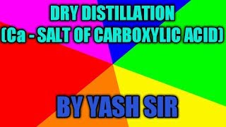 Dry distillation of calcium salt of carboxylic acid [upl. by Robbyn949]