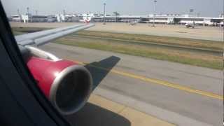 AirAsia Airbus A320200 Take Off In Bangkok [upl. by Nosduh]