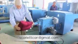 Fiber opening and blowing machine pillow blowing stuffing machine [upl. by Ardnahs]