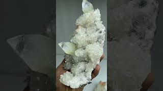 music apophyllite apophyllitecrystal crystalshop quartz naturalamethyst stone amethyst [upl. by Peednus]