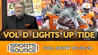 VOL D LIGHTS UP TIDE  THE SPORTS SOURCE FULL SHOW 102024 [upl. by Mosora175]