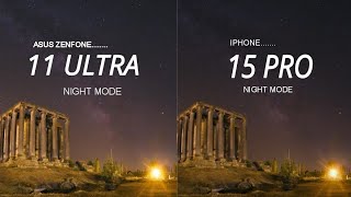 Asus Zenfone 11 Ultra VS iPhone 15 Pro Max Night Mode Camera test [upl. by Ritch]