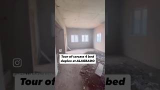 Tour of carcass 4 bed at ALAGBADO [upl. by Ayihsa]