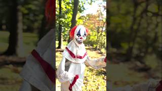 Creepy Clowns and Broken Faces Halloween Decorations Galore [upl. by Oiredised]