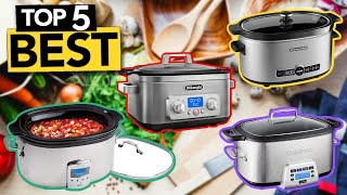 TOP 5 Best Slow Cooker Todays Top Picks [upl. by Rabbaj]