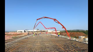 Kassier Rd Bridge Concrete Pour  Sep 2024 [upl. by Eicyac]