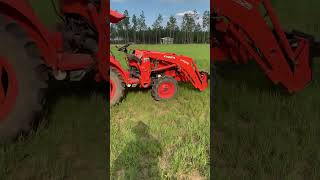 Pasture Building brushcutter pasture farming kubota bahiagrass [upl. by Vladamir]