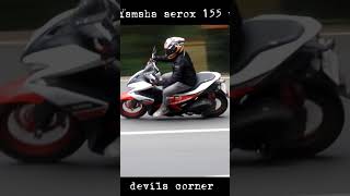 YAMAHA AEROX 155 V1 devils corner aerox [upl. by Teufert]