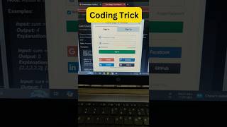 Coding TRICKS That Will Change Your Life Forever css coding programming shorts youtubeshorts [upl. by Lleval]