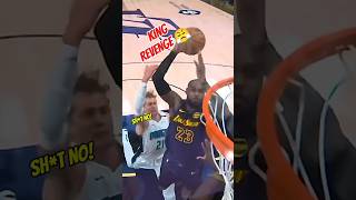 LeBron POSTER DUNK destroyed THEM👀🥶😤 [upl. by Laenej]