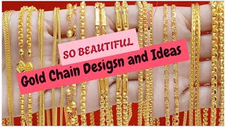 Gold Chains gold goldchain  سو نے کی چین کے خوبصورت ڈیزائن fashion jewelry [upl. by Kitchen]