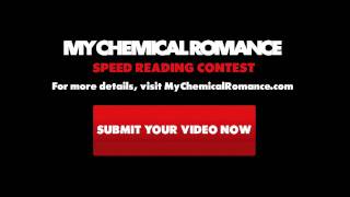 My Chemical Romance Speed Reading Contest [upl. by Samala]