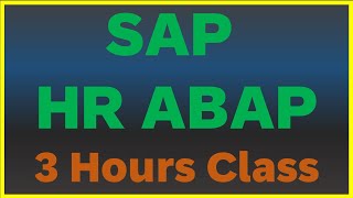 Learn SAP HR ABAP from Scratch BeginnerFriendly Tutorial [upl. by Caputto]