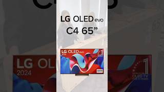 LG TV 2024  Unboxing LG OLED evo Serie C4 65quot  Showroom Milano [upl. by Eniaj]