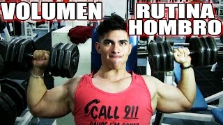 RUTINA DE HOMBRO CON FERNANDO VALDEZ  AUMENTAR VOLUMEN MASA MUSCULAR  FUERZA FV [upl. by Ailimac449]