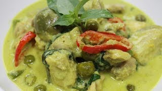 Poulet au curry vert  แกงเขียวหวาน  Cooking With Morgane [upl. by Joellyn]