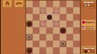 Checkers Standard mode Strategy game [upl. by Laural655]