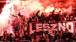 Górnik Zabrze  LECH POZNAŃ 2032016 doping kiboli Lecha [upl. by Wailoo]