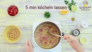 Erfrischender Couscous mit Kichererbsen [upl. by Dambro]