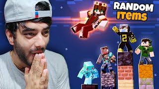 MOST EPIC RANDOM ITEMS MINECRAFT CHALLENGE ft Himlands Gang [upl. by Darill]