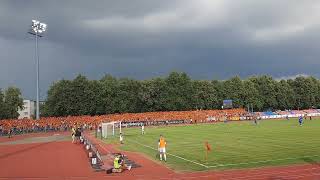 Marsz Marsz Dąbrowski FK Panevezys  Jagiellonia Białystok [upl. by Ierbua]